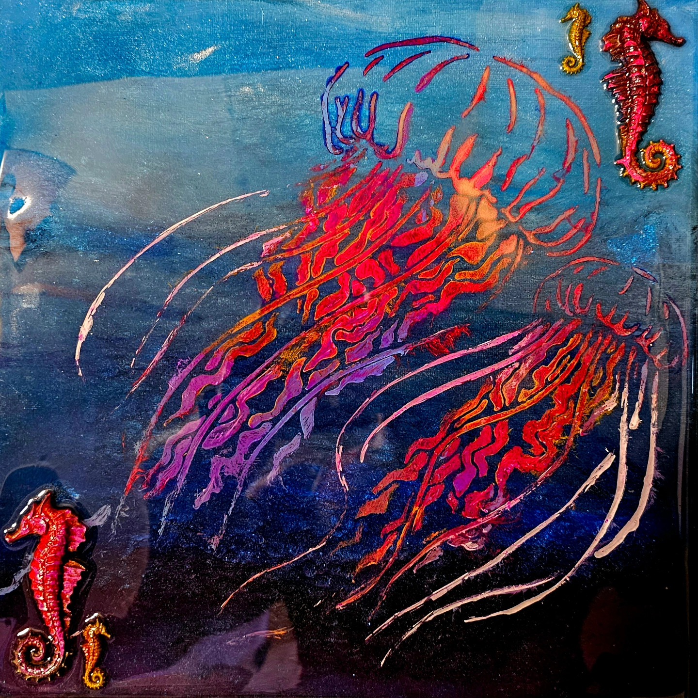 Jelly, Jelly, Jellaaay painting in ordinary light